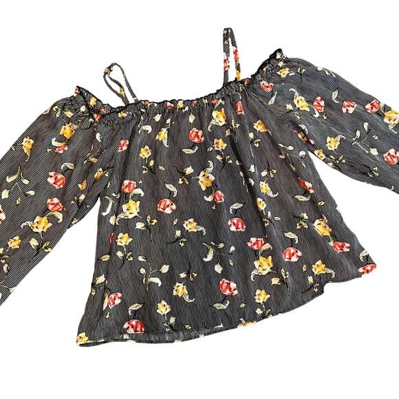 Takara Top Blouse Women’s Large Flowy Lightweight Floral Resort Wear Feminine - Picture 14 of 15